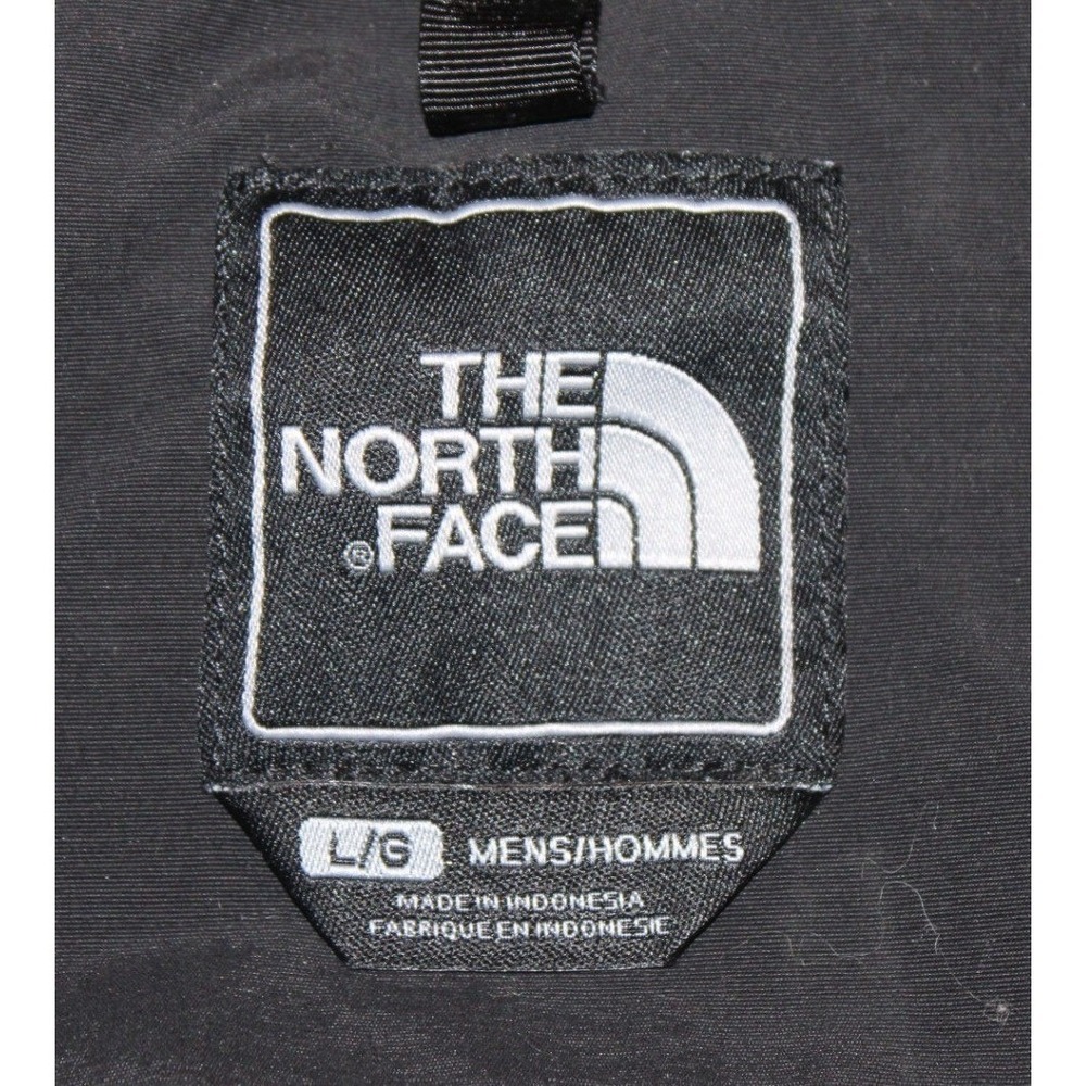 The North Face ski jacket men's Large black grey hooded vented - Picture 6 of 11